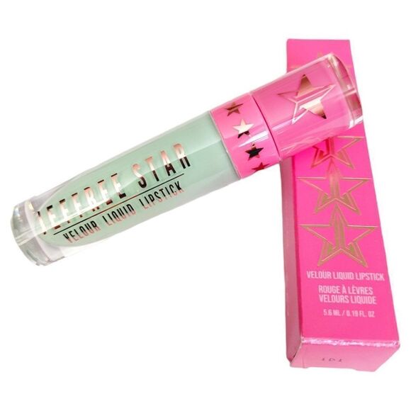 Jeffree Star Cosmetics Mint Green Velour Liquid Lipstick in High Society - Picture 1 of 12